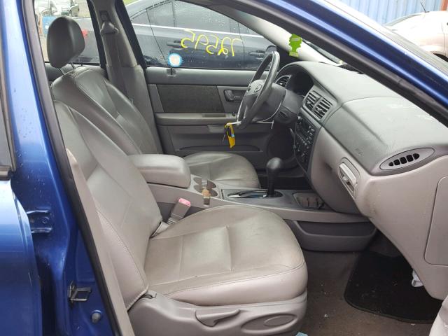 1FAFP55S53A105649 - 2003 FORD TAURUS SES BLUE photo 5