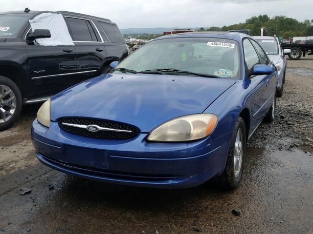 1FAFP55S53A105649 - 2003 FORD TAURUS SES BLUE photo 9