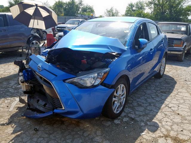 3MYDLBZV0GY139887 - 2016 TOYOTA SCION IA BLUE photo 2