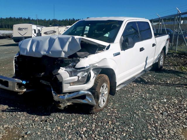 1FTFW1EF6HFC53781 - 2017 FORD F150 SUPER WHITE photo 2