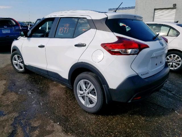 3N1CP5CU6JL516889 - 2018 NISSAN KICKS S WHITE photo 3