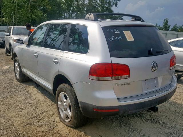 WVGBG77L75D009951 - 2005 VOLKSWAGEN TOUAREG 3. SILVER photo 3