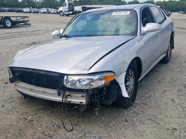 1G4HP54K524213377 - 2002 BUICK LESABRE CU SILVER photo 2