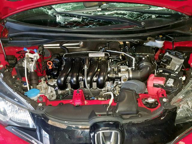 3HGGK5H70GM704666 - 2016 HONDA FIT EX RED photo 7