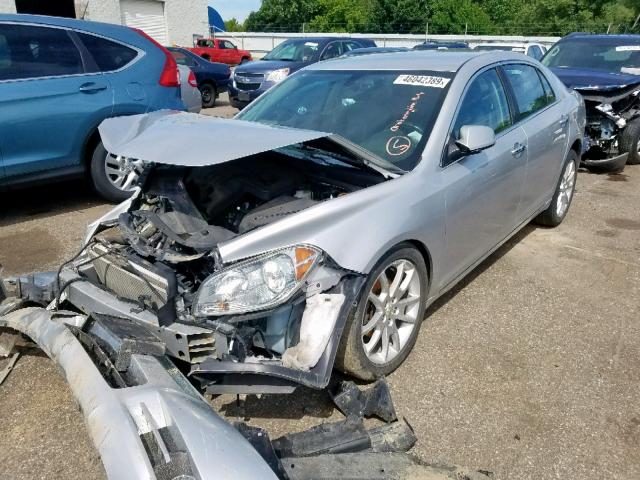 1G1ZE5E15BF373499 - 2011 CHEVROLET MALIBU LTZ ვერცხლისფერი ფოტო 2