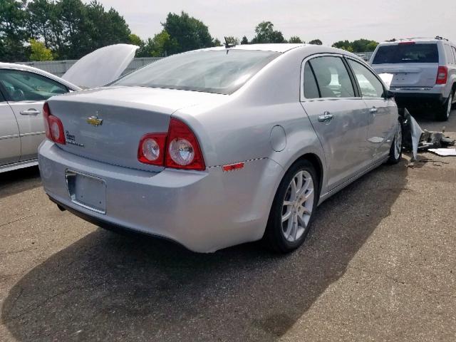 1G1ZE5E15BF373499 - 2011 CHEVROLET MALIBU LTZ ვერცხლისფერი ფოტო 4