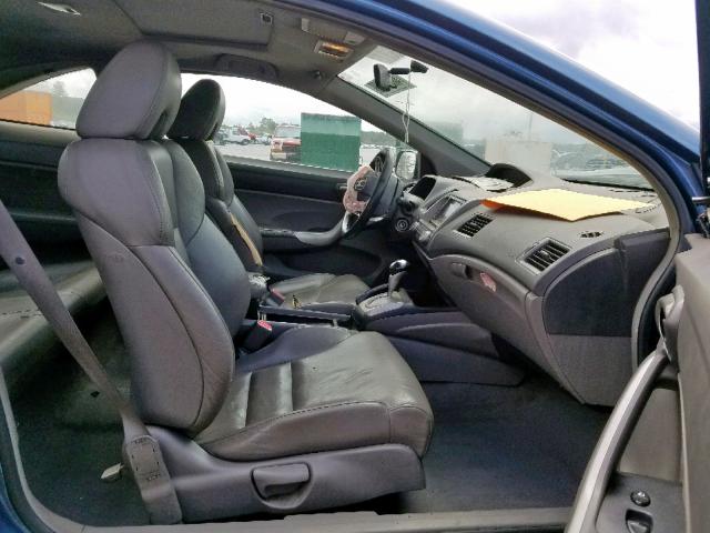 2HGFG12999H526385 - 2009 HONDA CIVIC EXL 蓝色 照片 5