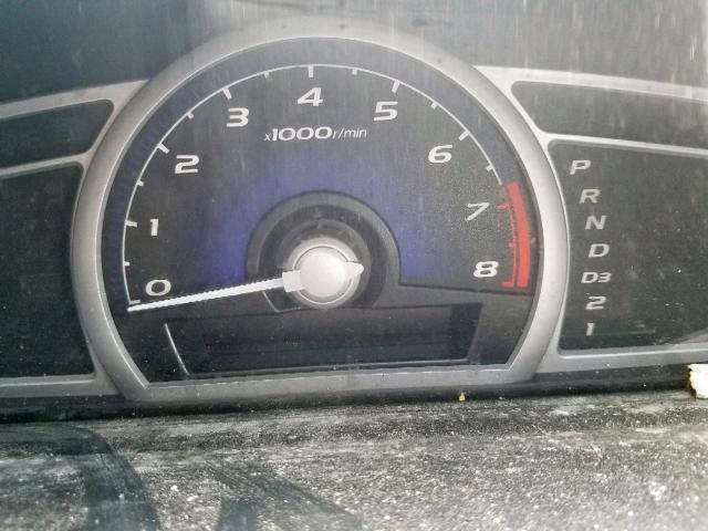 2HGFG12999H526385 - 2009 HONDA CIVIC EXL 蓝色 照片 8