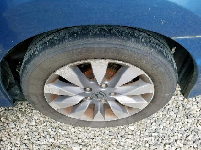 2HGFG12999H526385 - 2009 HONDA CIVIC EXL 蓝色 照片 9