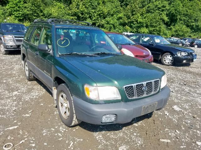 JF1SF63582H725096 - 2002 SUBARU FORESTER L GREEN photo 1