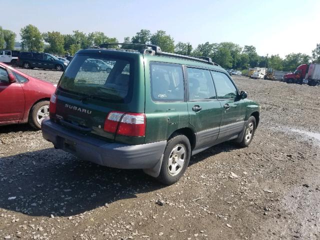 JF1SF63582H725096 - 2002 SUBARU FORESTER L GREEN photo 4