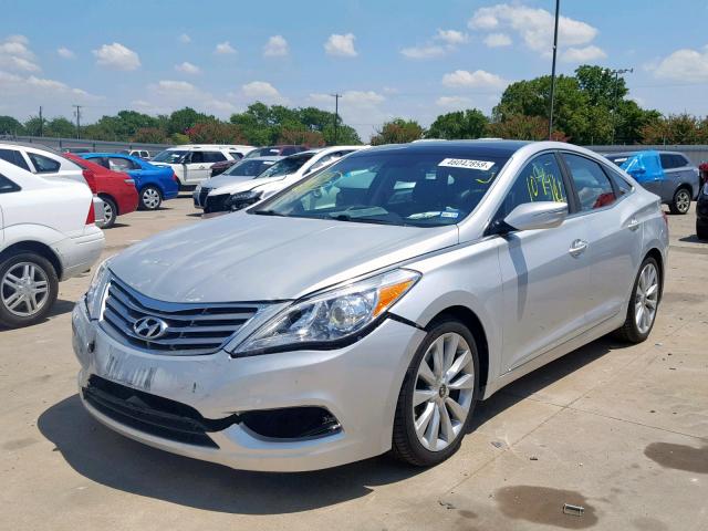 KMHFH4JG8CA156786 - 2012 HYUNDAI AZERA GLS SILVER photo 2