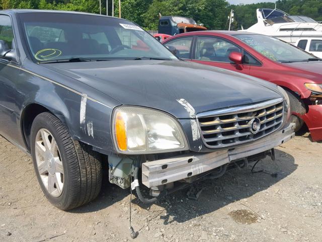 1G6KD54Y34U140331 - 2004 CADILLAC DEVILLE GRAY photo 9