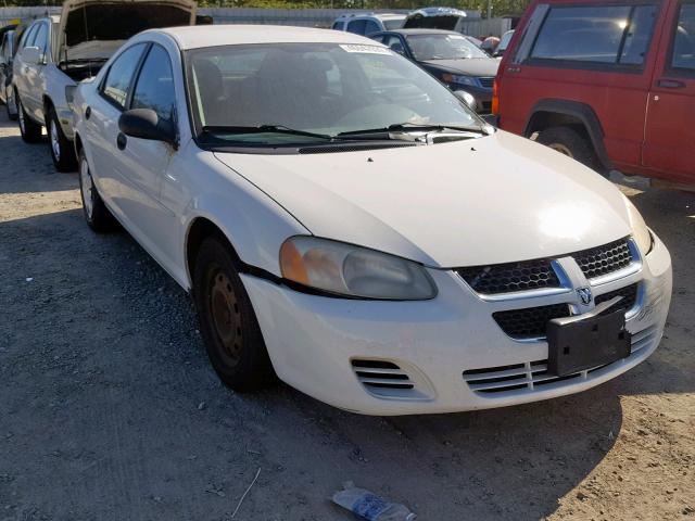 1B3EL36T94N338927 - 2004 DODGE STRATUS SE WHITE photo 1