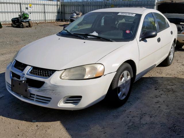 1B3EL36T94N338927 - 2004 DODGE STRATUS SE WHITE photo 2