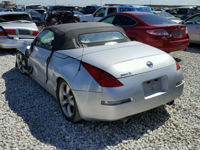 JN1AZ36A26M451768 - 2006 NISSAN 350Z ROADS SILVER photo 3