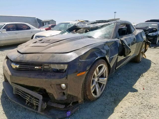 2G1FL1EP0D9807927 - 2013 CHEVROLET CAMARO ZL1 黑色 照片 2