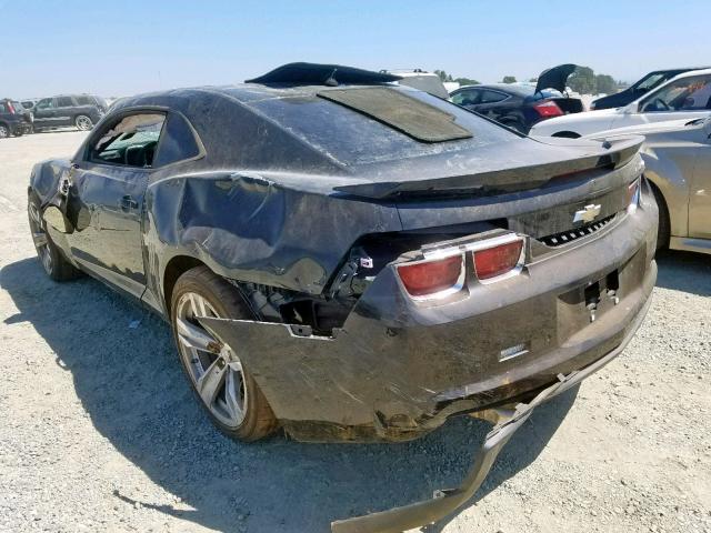 2G1FL1EP0D9807927 - 2013 CHEVROLET CAMARO ZL1 黑色 照片 3