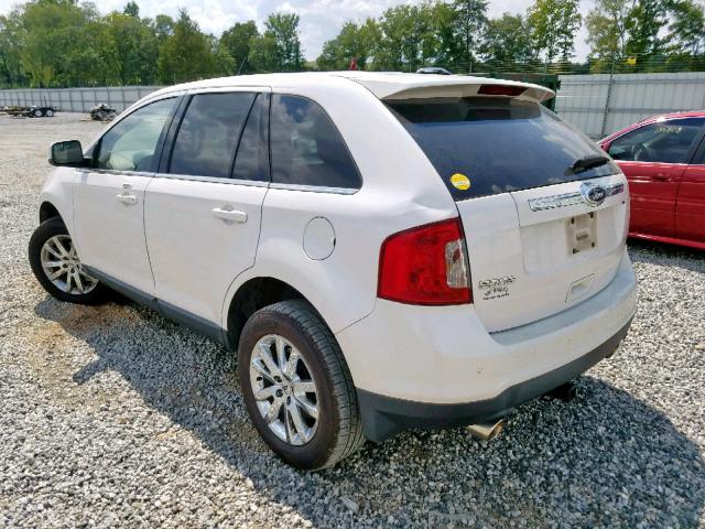 2FMDK3KCXBBA18197 - 2011 FORD EDGE LIMIT WHITE photo 3