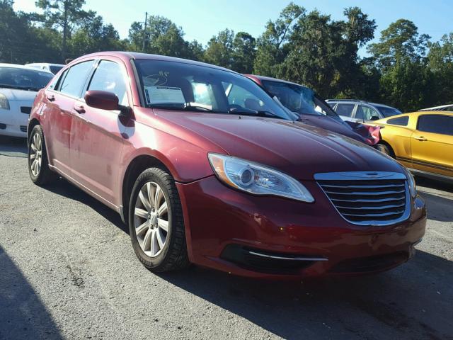 1C3CCBBB2EN118015 - 2014 CHRYSLER 200 TOURIN RED photo 1