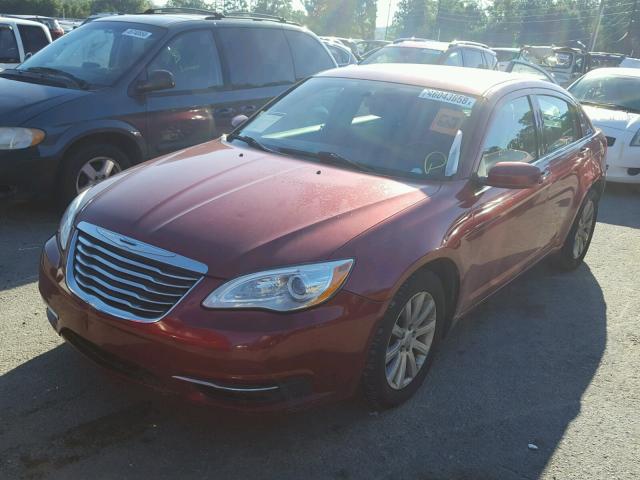 1C3CCBBB2EN118015 - 2014 CHRYSLER 200 TOURIN RED photo 2