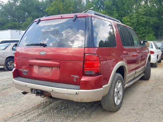 1FMDU74W55UB03147 - 2005 FORD EXPLORER E RED photo 4