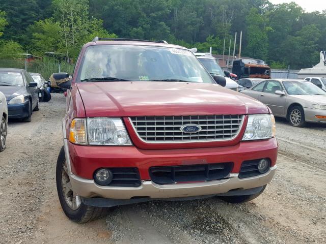 1FMDU74W55UB03147 - 2005 FORD EXPLORER E RED photo 9