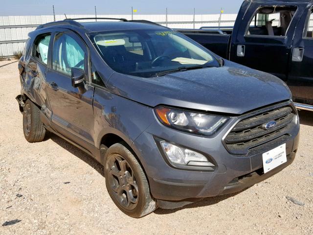 MAJ6P1CL6JC169642 - 2018 FORD ECOSPORT S CHARCOAL photo 1