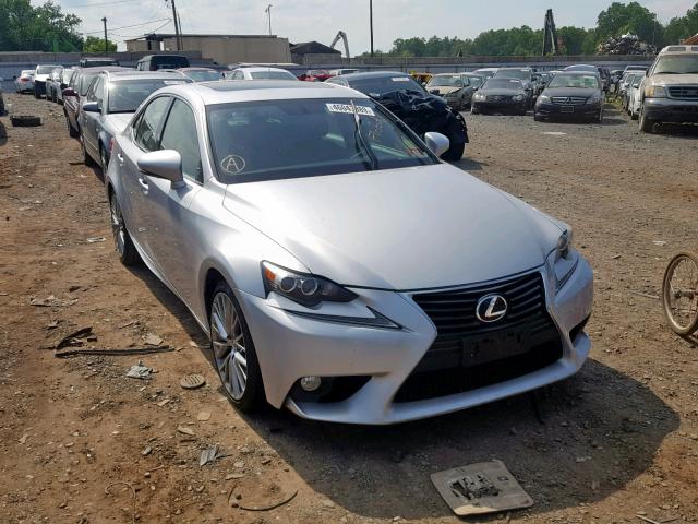 JTHCF1D25E5001697 - 2014 LEXUS IS 250 SILVER photo 1