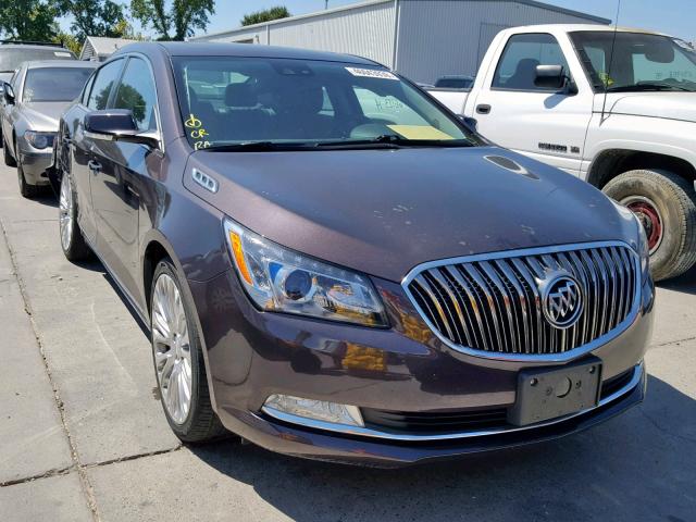 1G4GF5G31EF299489 - 2014 BUICK LACROSSE T MAROON photo 1