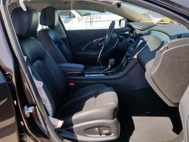 1G4GF5G31EF299489 - 2014 BUICK LACROSSE T MAROON photo 5