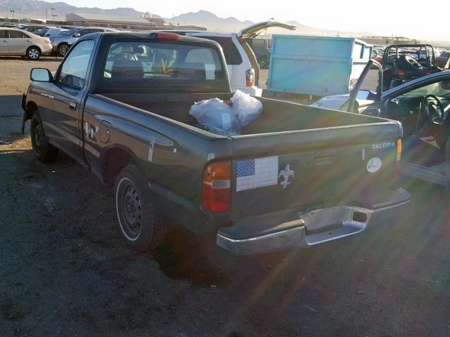 4TANL42N5XZ500959 - 1999 TOYOTA TACOMA GREEN photo 3