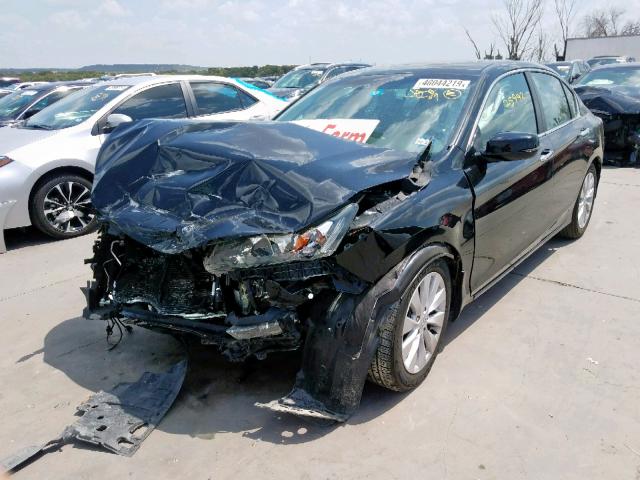 1HGCR2F85EA173429 - 2014 HONDA ACCORD EXL BLACK photo 2