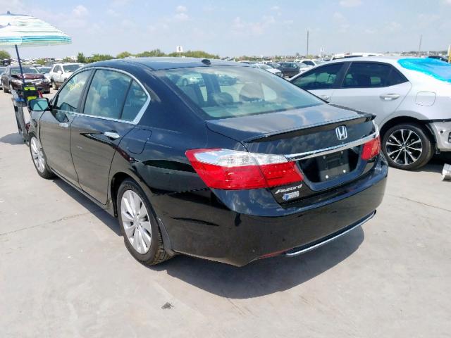 1HGCR2F85EA173429 - 2014 HONDA ACCORD EXL BLACK photo 3