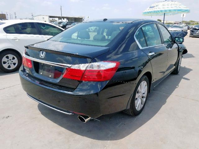 1HGCR2F85EA173429 - 2014 HONDA ACCORD EXL BLACK photo 4