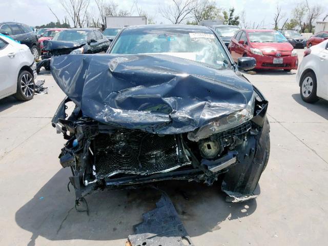 1HGCR2F85EA173429 - 2014 HONDA ACCORD EXL BLACK photo 9