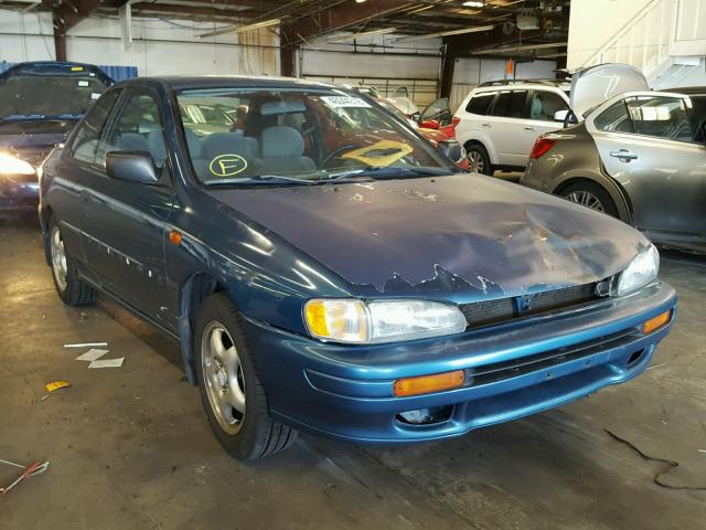 JF1GM6356SH413418 - 1995 SUBARU IMPREZA L TEAL photo 1