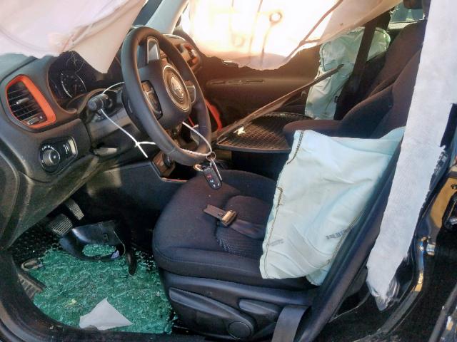 ZACCJBAB3JPH59145 - 2018 JEEP RENEGADE S BLACK photo 5