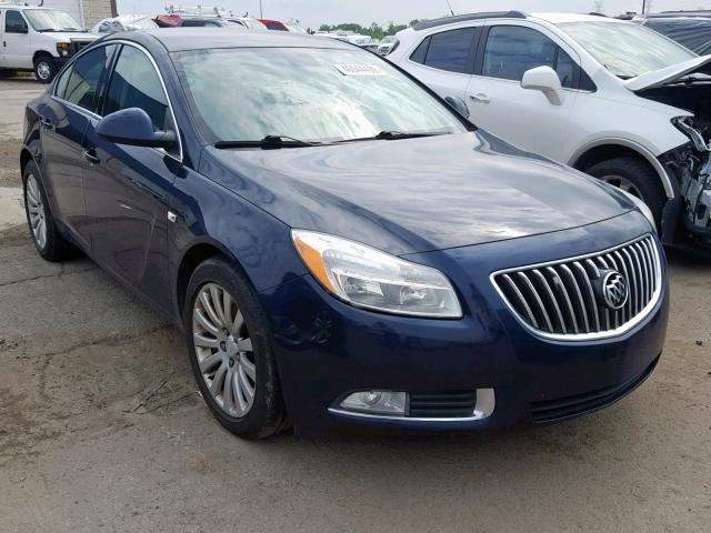 2G4GN5EC3B9195029 - 2011 BUICK REGAL CXL BLUE photo 1