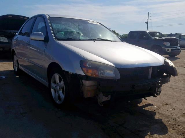 KNAFE121685020272 - 2008 KIA SPECTRA EX SILVER photo 1