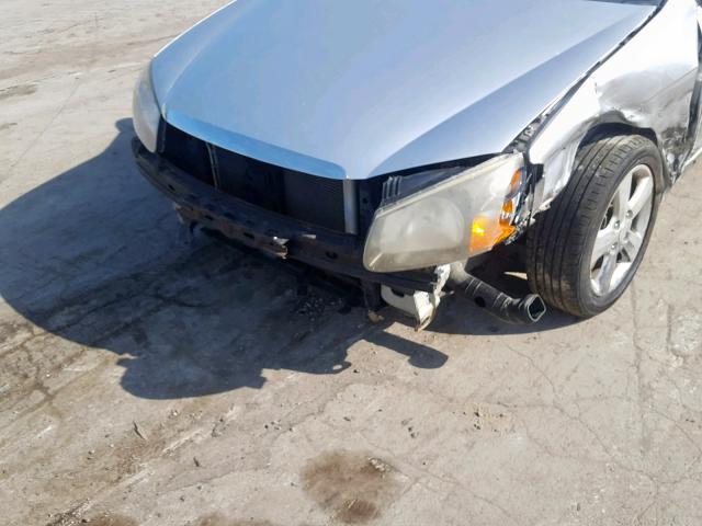 KNAFE121685020272 - 2008 KIA SPECTRA EX SILVER photo 9