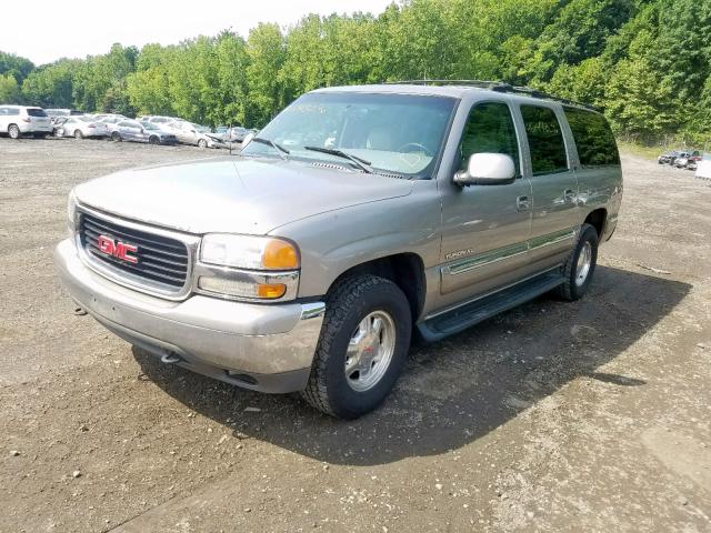 3GKFK16T61G277605 - 2001 GMC YUKON XL K TAN photo 2