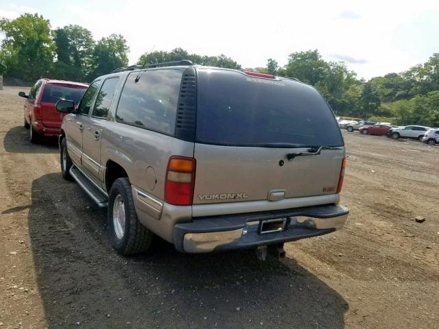 3GKFK16T61G277605 - 2001 GMC YUKON XL K TAN photo 3