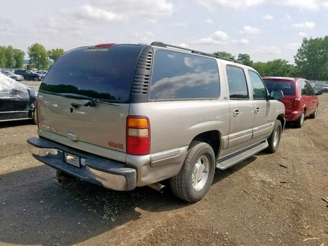 3GKFK16T61G277605 - 2001 GMC YUKON XL K TAN photo 4