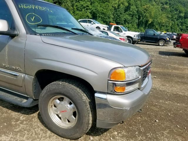 3GKFK16T61G277605 - 2001 GMC YUKON XL K TAN photo 9