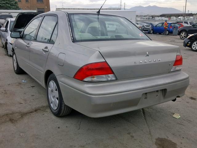 JA3AJ26E73U074317 - 2003 MITSUBISHI LANCER ES TAN photo 3