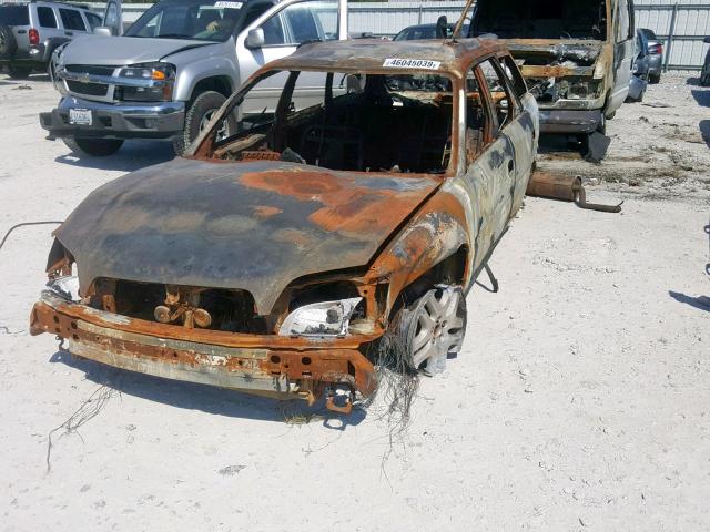 4S3BH665926617405 - 2002 SUBARU LEGACY OUT BURN photo 2