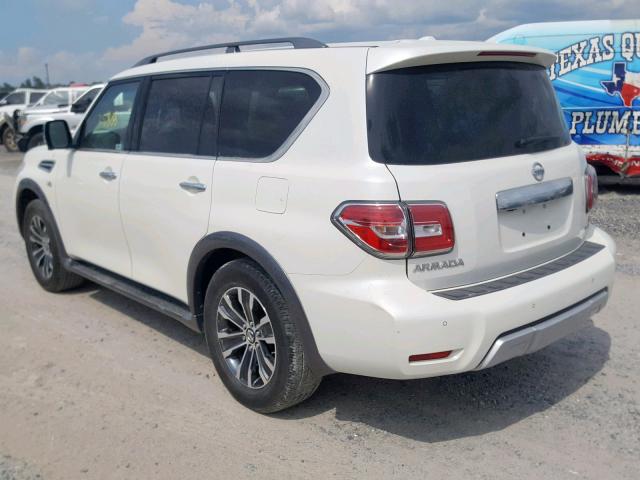 JN8AY2ND9H9003592 - 2017 NISSAN ARMADA SV WHITE photo 3