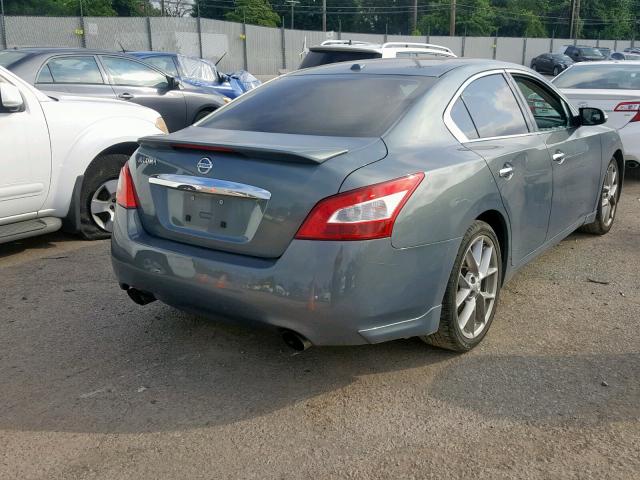 1N4AA5AP4AC837527 - 2010 NISSAN MAXIMA S GRAY photo 4