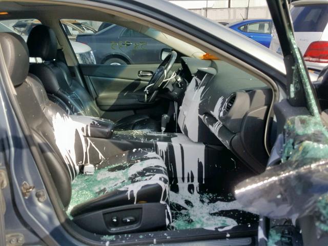 1N4AA5AP4AC837527 - 2010 NISSAN MAXIMA S GRAY photo 5